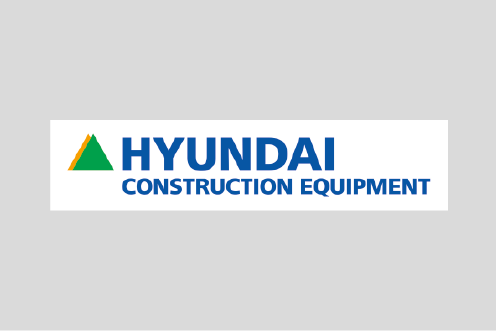 logotyp för hyundai byggutrustning