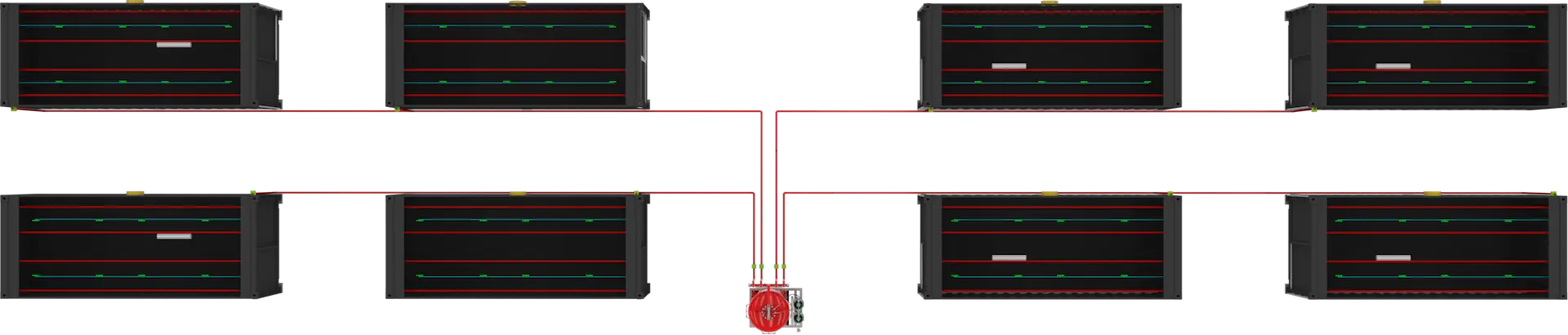 brandsläckningssystem för energilager - T-REX